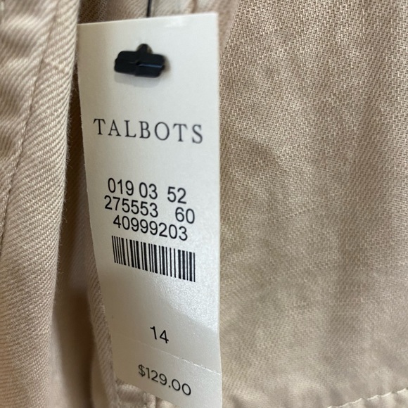 Talbots Cotton Jacket Size 12 New - Picture 3 of 8